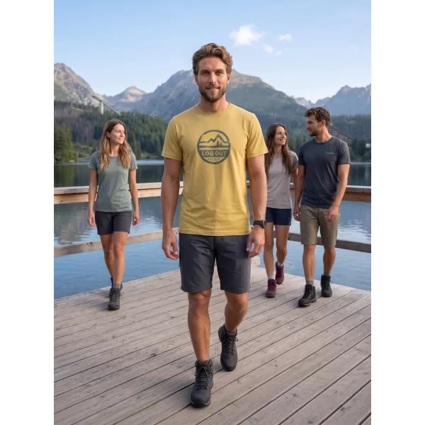 Pánske tričko ALPINE PRO TERMES 4 SOUTHERN MOSS VARIANT PC 
