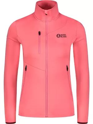 Dámska powerfleece mikina NORDBLANC CRISP NBSFL8338 RUŽOVÁ