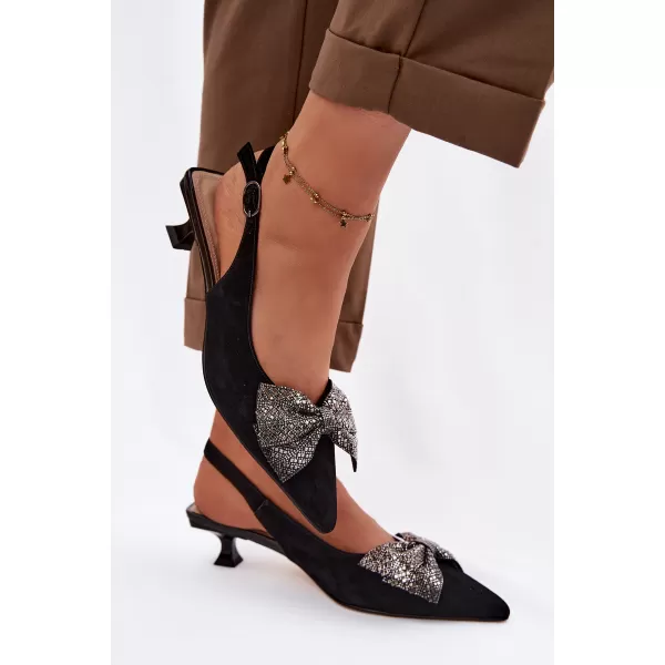  Dámske sandále D&A 42761-19 BLACK 