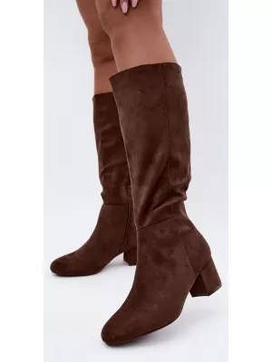 Dámske čižmy S.BARSKI HY62-8131 BROWN