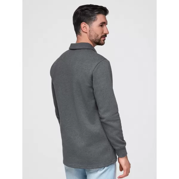  Pánsky rolák OMBRE B1719 GRAPHITE 