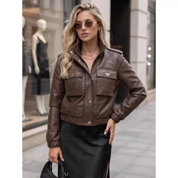  Dámska bunda DSTREET TY5874 HNEDÁ 