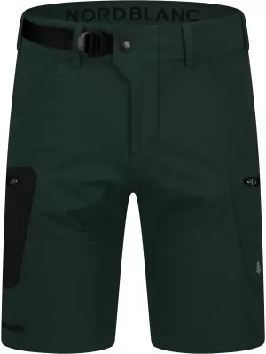 Pánske kraťasy NORDBLANC ARC NBSPM8358 TMAVO ZELENÁ
