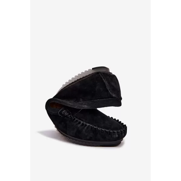  Dámske mokasíny S.BARSKI LR61-7029 BLACK 