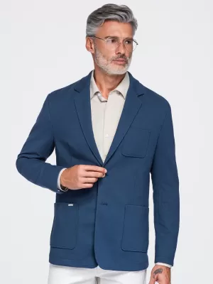 Pánska bunda OMBRE M165 BLUE