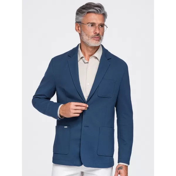  Pánska bunda OMBRE M165 BLUE 