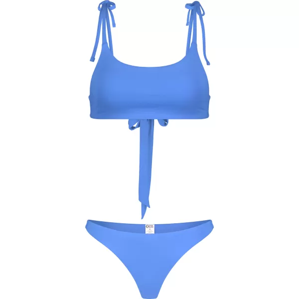  Dámske bikiny - spodný diel NORDBLANC GLITZ NBSSS8240 MODRÁ 