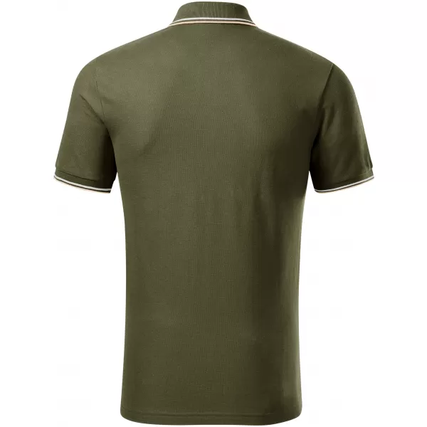  Pánske tričko s golierom MALFINI FOCUS 232 MILITARY 