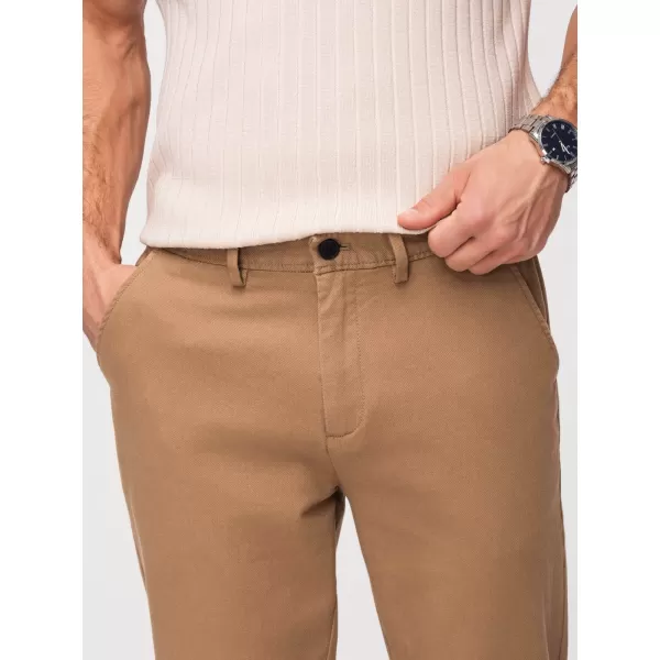  Pánske nohavice OMBRE OM-PACP-0294 BROWN 
