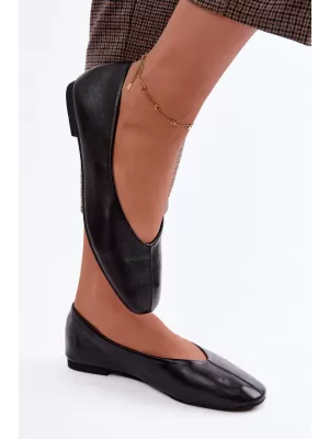 Dámske baleríny BOTO JH602P BLACK