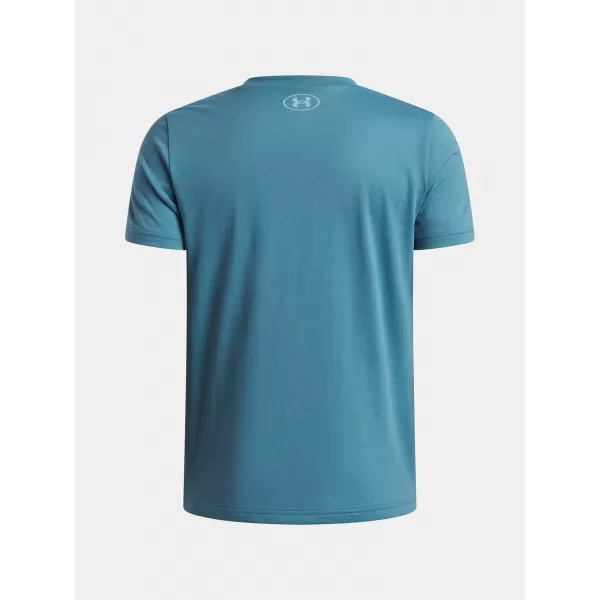  Chlapčenské tričko UNDER ARMOUR UA B BOXED SPORTS UPDATE SS 1388672-466 MODRÁ 