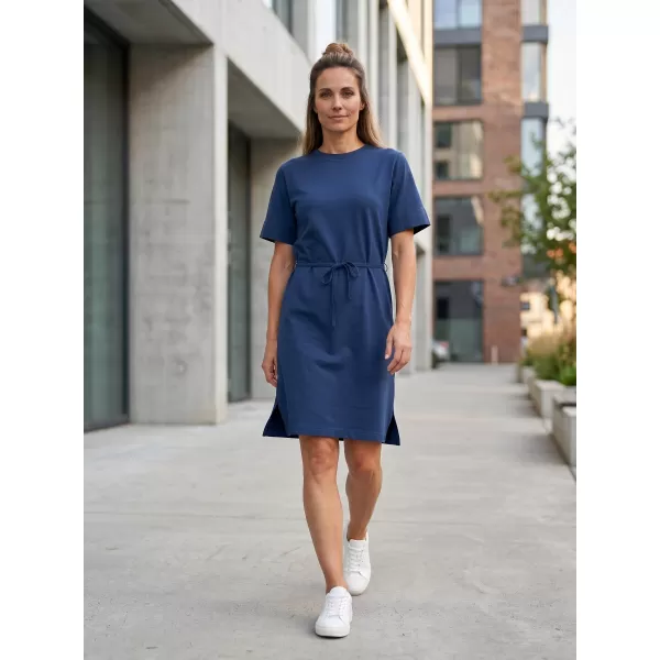  Dámske šaty MALFINI MUSE 816 POLNOČNÁ MODRÁ 