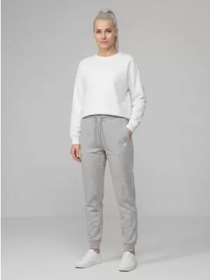Dámske nohavice 4F WMM00TTROF1659 COLD LIGHT GREY MELANGE