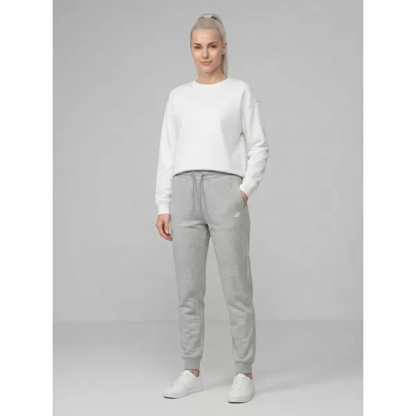  Dámske nohavice 4F WMM00TTROF1659 COLD LIGHT GREY MELANGE 