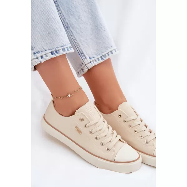  Dámske tenisky BIG STAR SHOES TT274773 BEIGE 