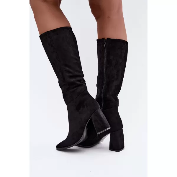  Dámske čižmy BOTO 6373A-1 BLACK 