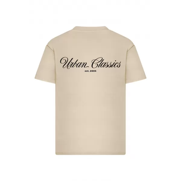  Pánske tričko URBAN CLASSICS TB8757 WHITE/SAND 