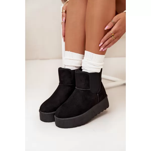  Dámske snehule BOTO 25BT26-9243 BLACK 