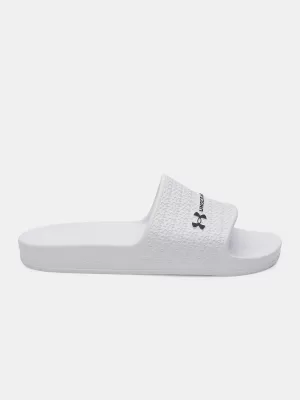 Dámske šľapky UNDER ARMOUR W ARMR SLIDE LITE 6007533-100 BIELA