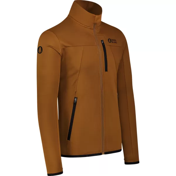  Pánska powerfleece mikina NORDBLANC MORASS NBSFM8335 HNEDÁ 