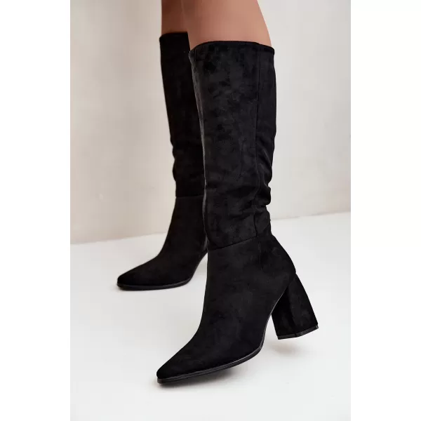  Dámske čižmy BOTO 6373A-1 BLACK 