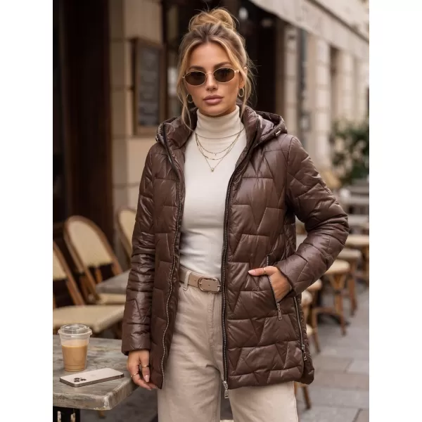  Dámska bunda DSTREET TY5796 HNEDÁ 