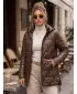 Dámska bunda DSTREET TY5796 HNEDÁ
