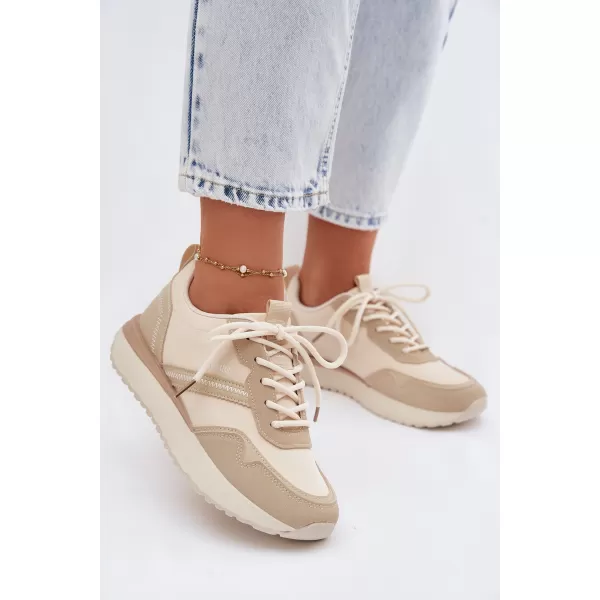  Dámske tenisky BIG STAR SHOES TT274278 BEIGE 
