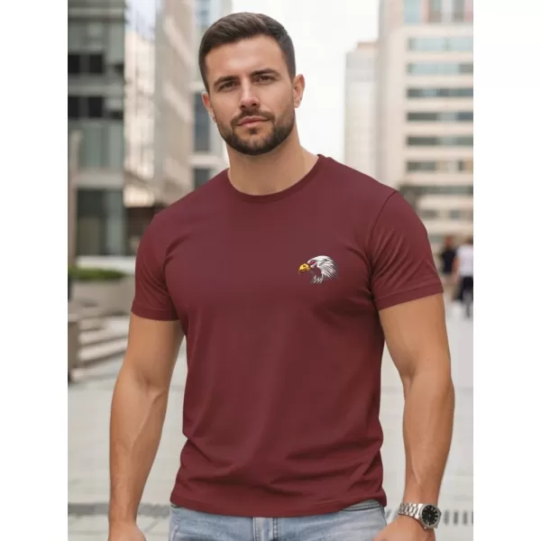  Pánske tričko DSTREET NX0148R-BU BORDOVÁ 