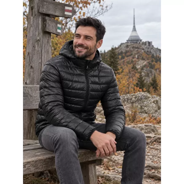  Pánska bunda MALFINI EVEREST 552 ČIERNA 