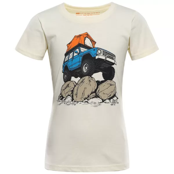  Detské tričko ALPINE PRO ECOMO 4 CREAM VARIANT PC 