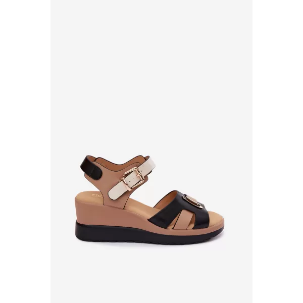  Dámske sandále ARTIKER 58C0316 BLACK/BEIGE 