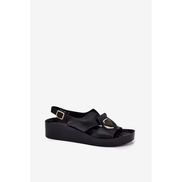  Dámske sandále S.BARSKI KV51-031 BLACK 