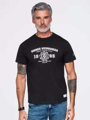Pánske tričko OMBRE OM-TSPT-0297 BLACK