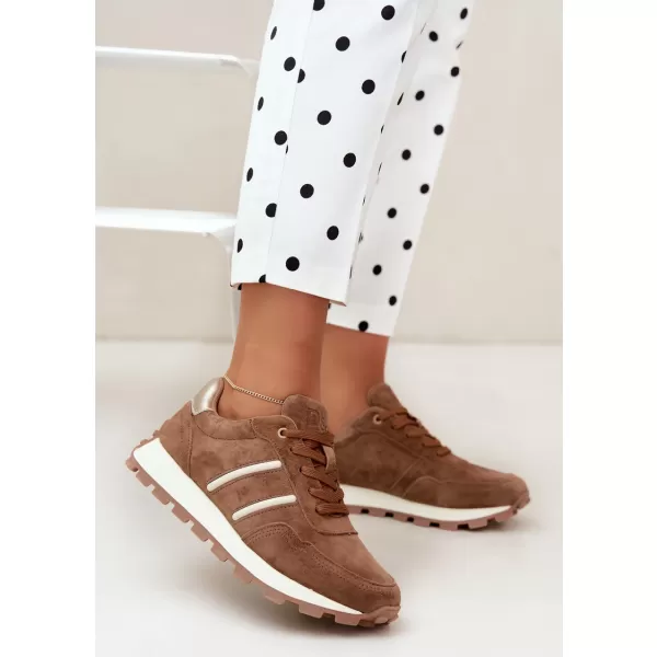  Dámske tenisky D&A LR62-7101 BEIGE 