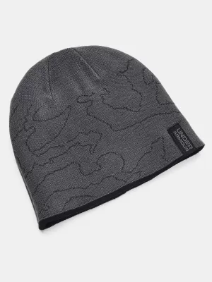 Pánska čiapka UNDER ARMOUR BILLBOARD REVERSIBLE BEANIE 1356709-002 ČIERNA