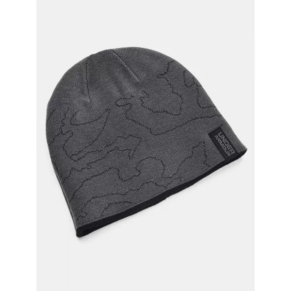  Pánska čiapka UNDER ARMOUR BILLBOARD REVERSIBLE BEANIE 1356709-002 ČIERNA 