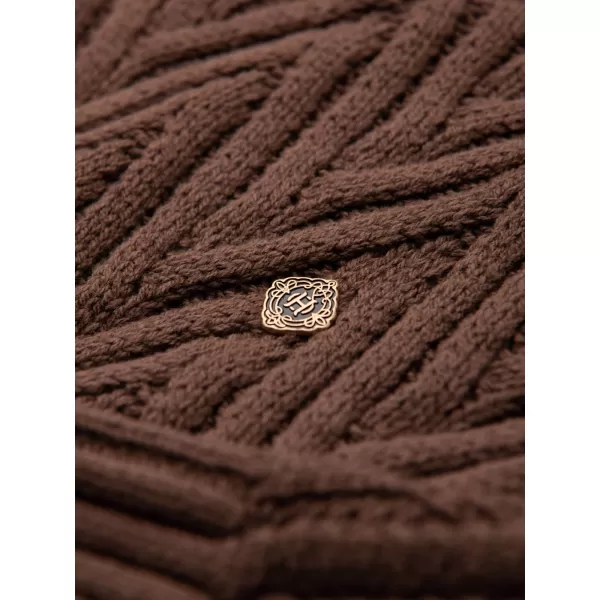  Pánsky sveter OMBRE OM-SWSW-0190 BROWN 