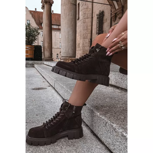  Dámske topánky D&A JC62-1045 BROWN 