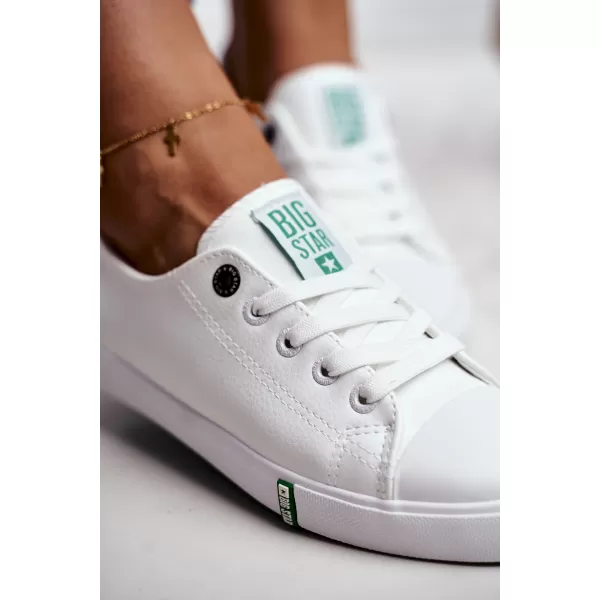  Dámske tenisky BIG STAR SHOES GG274006 WHITE/GREEN 