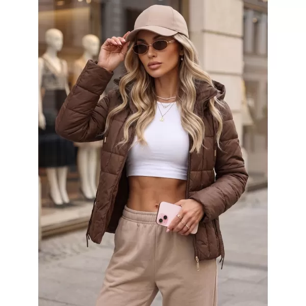  Dámska bunda DSTREET TY5861 HNEDÁ 