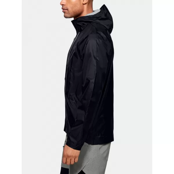  Pánska bunda UNDER ARMOUR CLOUDBURST STORM SHELL 1350950-001 ČIERNA 