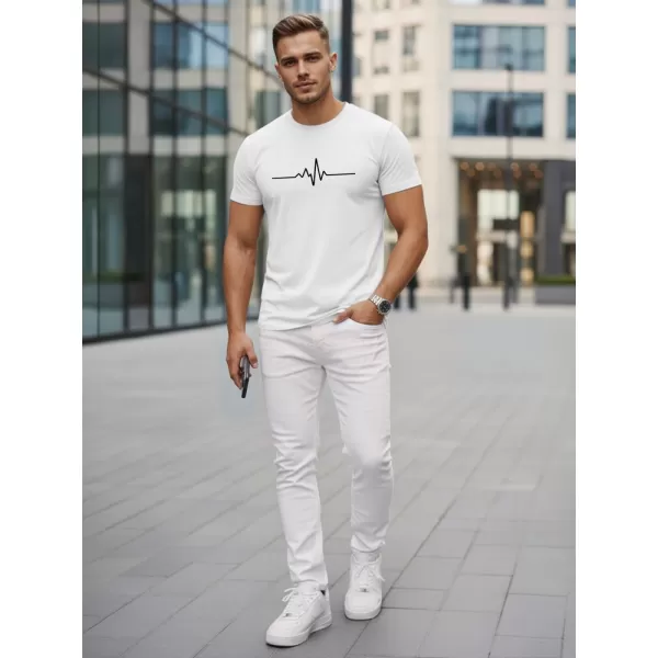  Pánske tričko DSTREET NX5098R-WH BIELA 