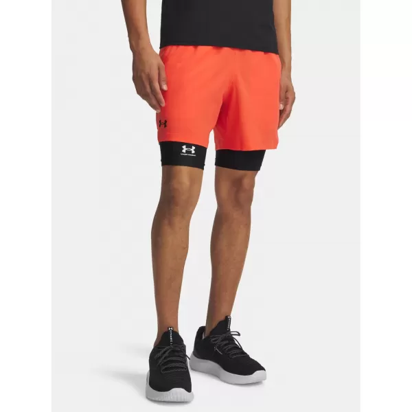  Pánske kraťasy UNDER ARMOUR VANISH WOVEN 6IN SHORTS 1373718-690 ČERVENÁ 
