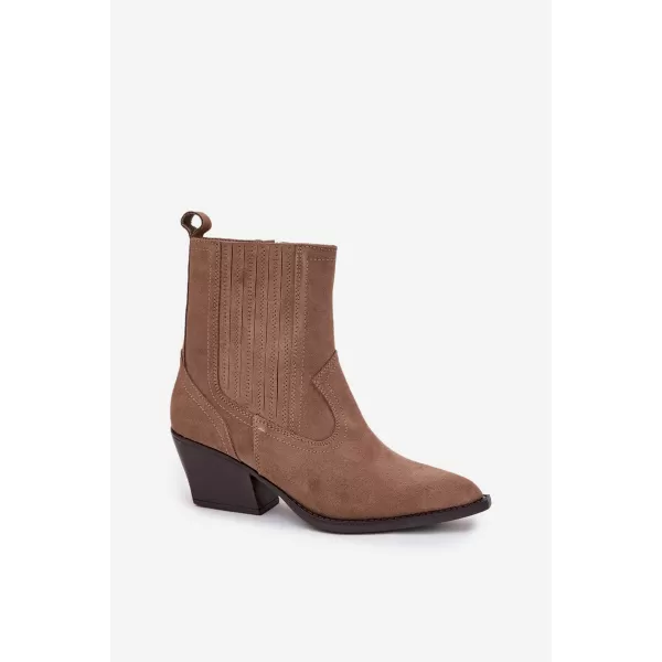  Dámske členkové topánky BOTO NC1339K/6350 KHAKI 