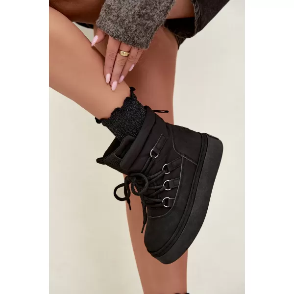  Dámske snehule BIG STAR SHOES UU274189 BLACK 