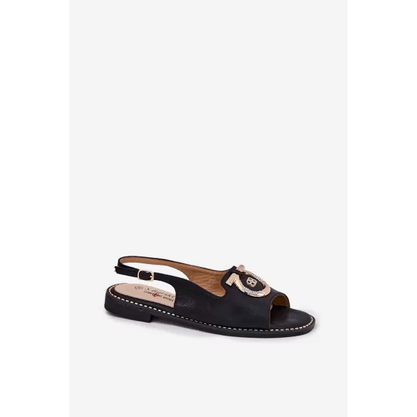  Dámske sandále S.BARSKI KV51-003 BLACK 