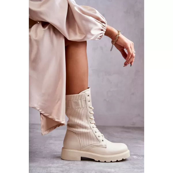  Dámske topánky BOTO LQ-55 BEIGE 
