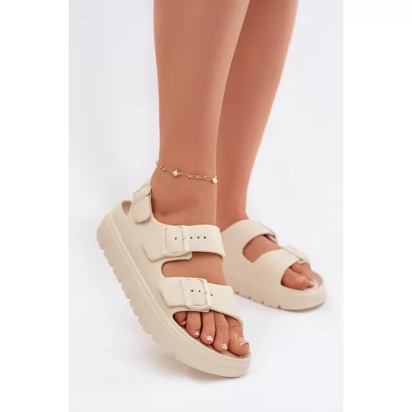  Dámske sandále BIG STAR SHOES TT274A032 BEIGE 