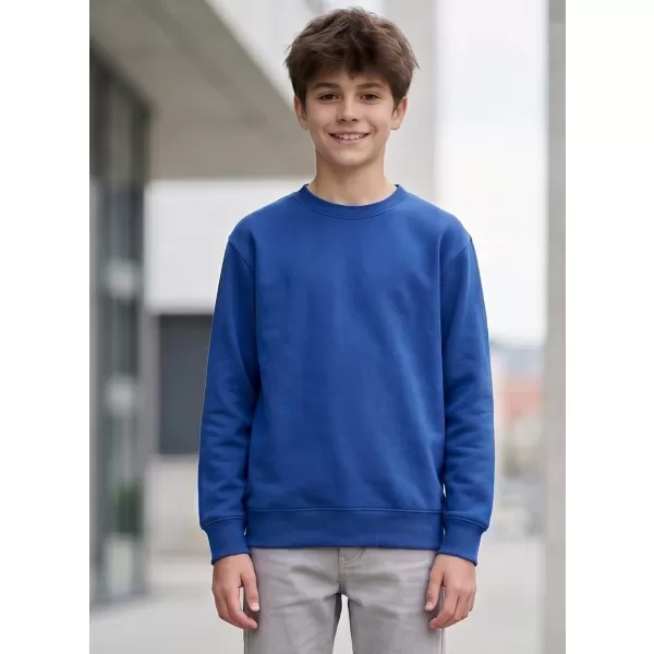  Detská mikina MALFINI CREW 427 KRÁĽOVSKÁ MODRÁ 